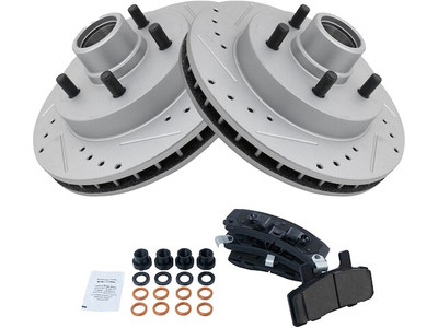For 1992-1999 Chevrolet C1500 Suburban Brake Pad and Rotor Kit Front 68234VKTY