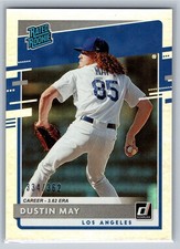 2020 Donruss Dustin May Rated Rookie Parellel numbered 024/362 Mint #32