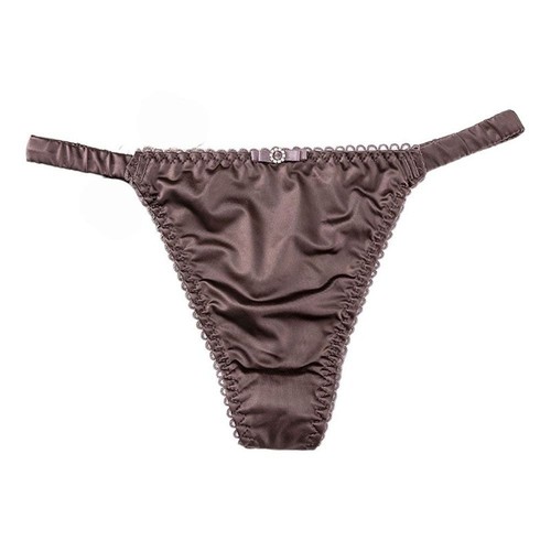 Color For Women For Girl Women Thong Satin Briefs Female Lingerie Bow Panties - Picture 5 of 22