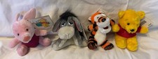 Vintage Disney Winnie The Pooh, Eeyore, Piglet,  Tigger Plush Set From Sears