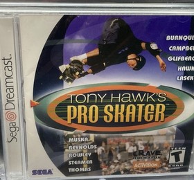 Tony Hawk's Pro Skater Sega Dreamcast WATA 9.6 A+ Graded Factory Sealed New 2000