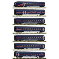Fleischmann 6270065 N 7Er Set Personenwagen Steuerwagen Nightjet Dc Digital Neu