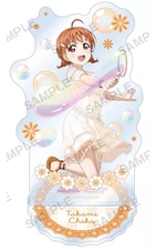 Acrylic stand/acrylic panel CHIKA TAKAMI Aqours soap bubble ver. Acrylic stand