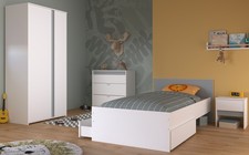 Kinderzimmer Möbel komplett Set Bett Kleiderschrank Schreibtisch Jungen Mädchen