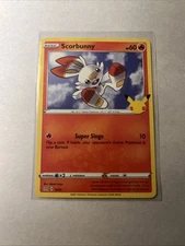 Scorbunny 16/25 - Non-Holo - Pokemon 25th Anniversary McDonalds Promo - Mint