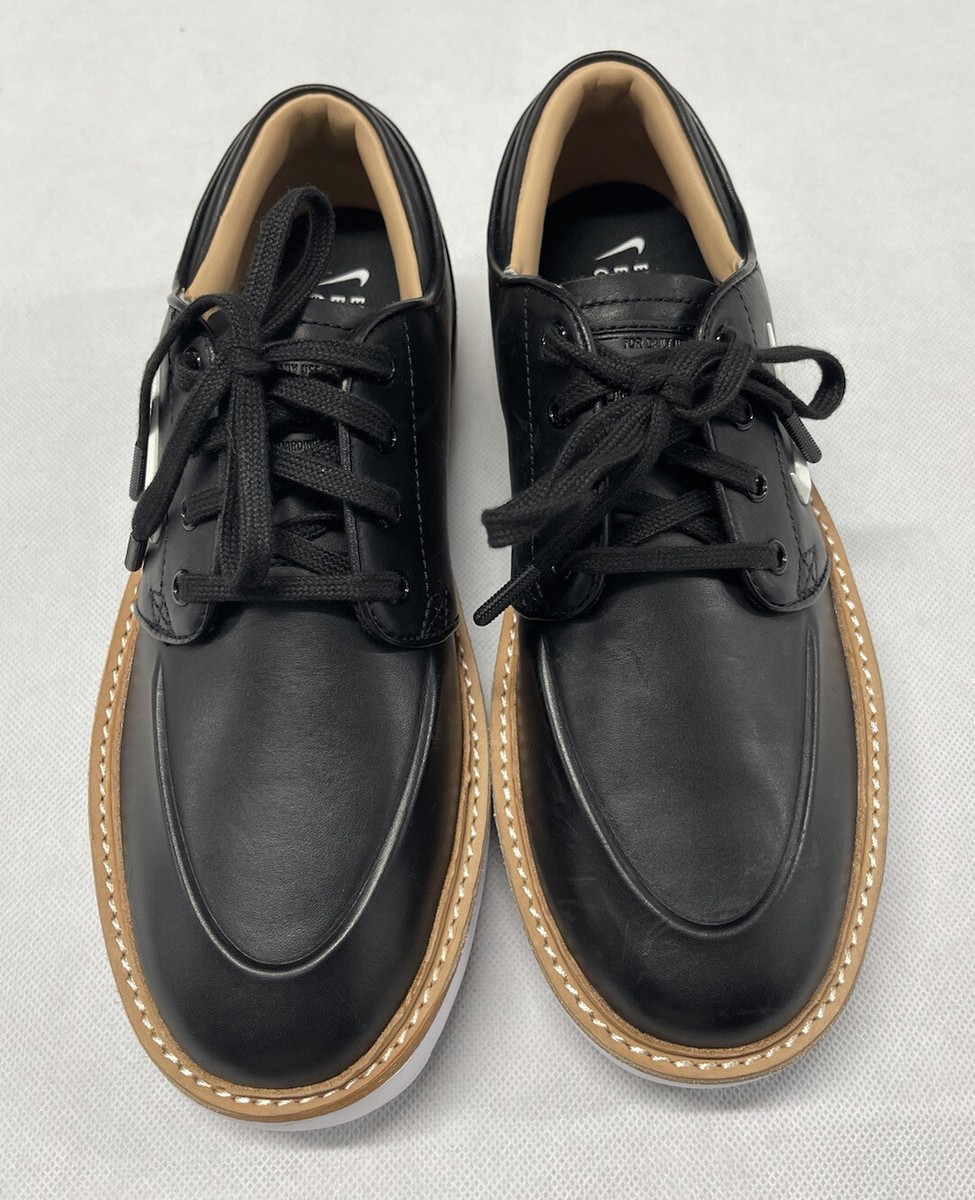 Nike Janoski G Tour Leather Golf Shoes Black White Gum Mens Size