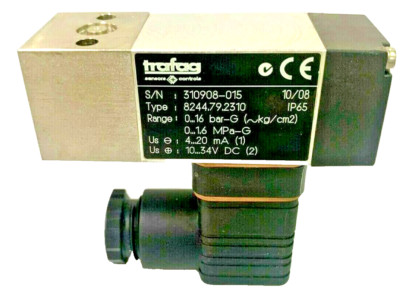 Trafag 8244.79.2310 Compact Pressure Transmitter 0-16 bar 4..20 mA 10..34V DC