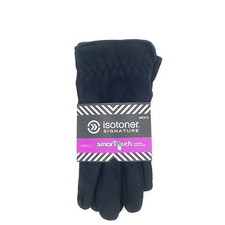  124 Isotoner Signature Men'S Black Smart Touch Screen Dress Warm Gloves Size L