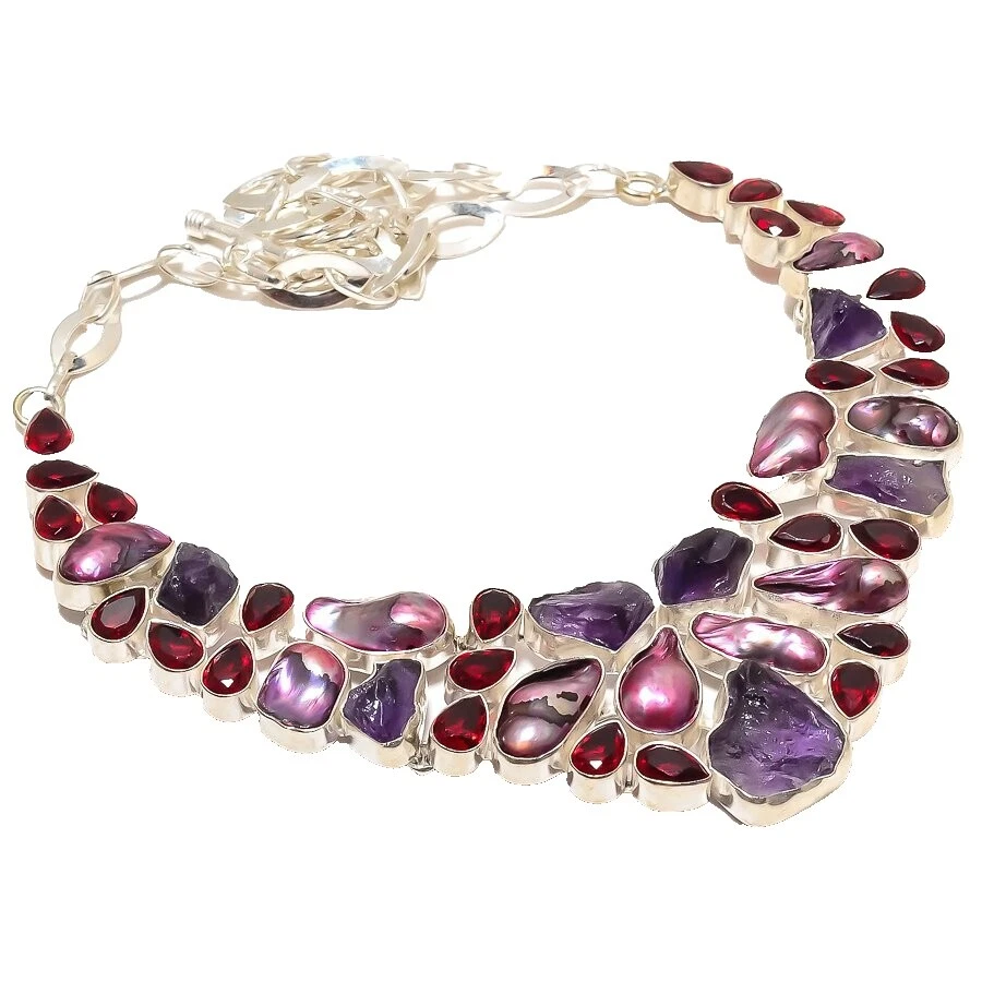 Titanium Amethyst Fashion Jewelry