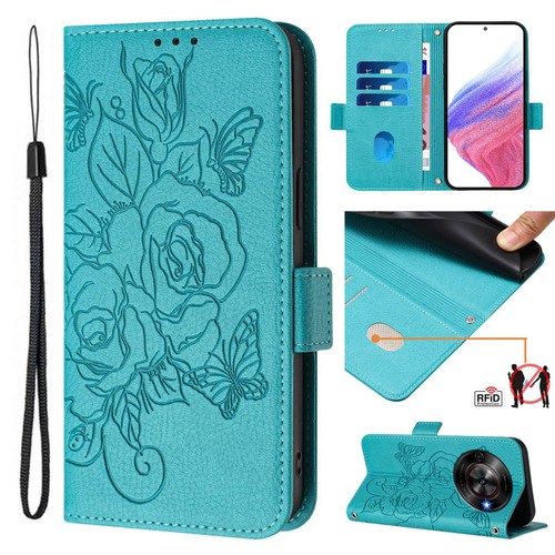 Fashion Flowers Pattern Leather Wallet Stand Case Cover For ZTE nubia Focus 5G - Picture 11 of 26