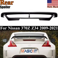 Nismo Style Rear Trunk Spoiler Wing - Unpainted ABS Fits Nissan 370Z Z34 09-21