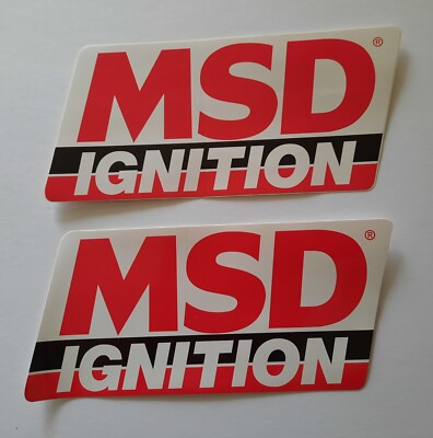 Vintage Original MSD Ignition Stickers Auto Motorcycle Racing NHRA Drag ...