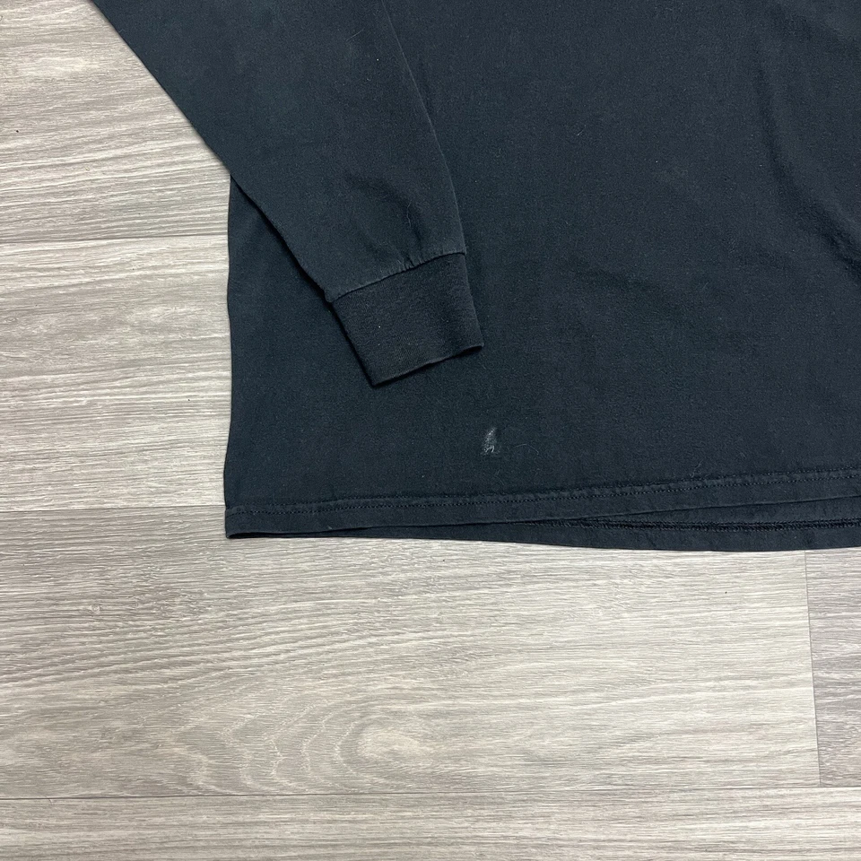 Vintage 90s Got Vagina Shirt Large Black Long Sleeve Monologues Feminism Saying - Image 3 of 4