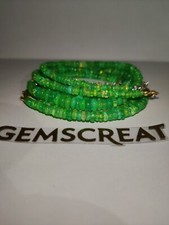 925 Sterling Silver Natural Ethiopian Opal Gemstone Beads 16" Opal Necklace A9