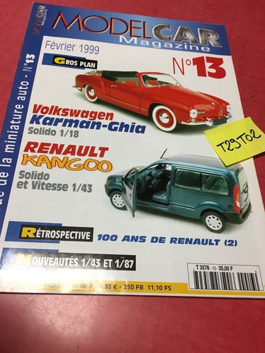 Revista De Modelos De Automóviles N° 13 1999 Miniatura Maqueta Modelismo