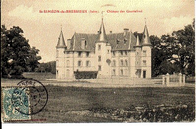 Carte Postale Ancienne – Saint-Siméon-de-Bressieux (38), Rue De La Place, Années 1900