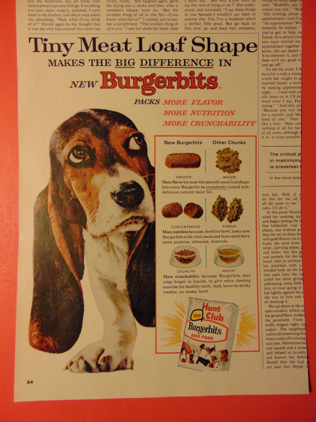Hunt Club Vintage Print Ad
