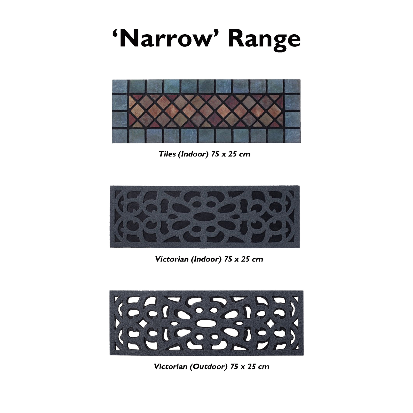 Eco Door Mats Rubber Stair Tread Mats for Indoor/Outdoor Use