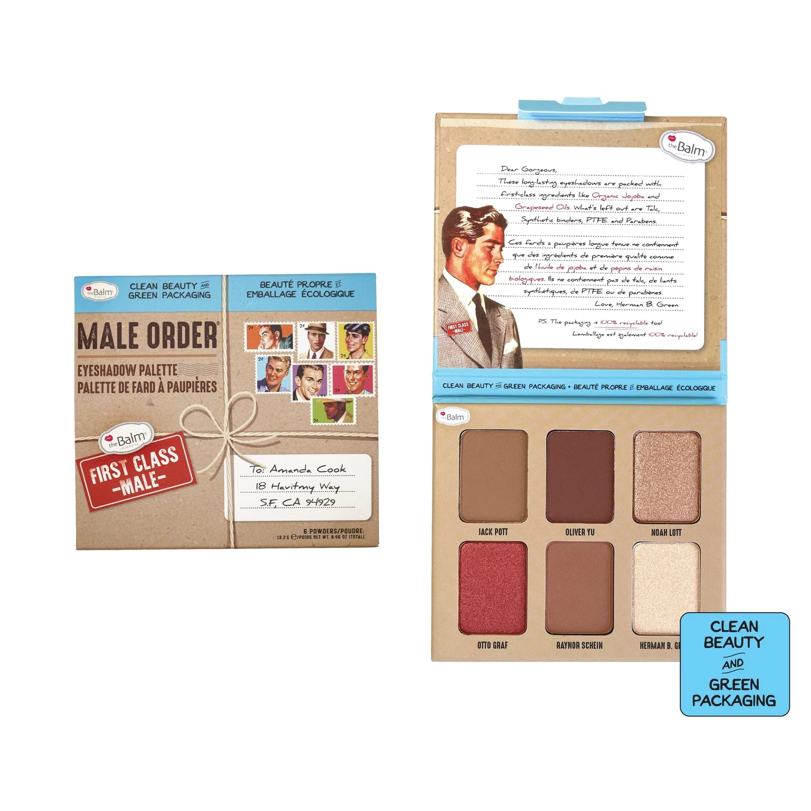theBalm Male Order First Class Eyeshadow Palette