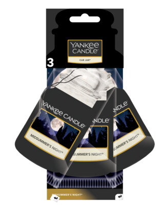 Auto Duft, Lufterfrischer MIDSUMMERS NIGHT (3er Set) - Yankee Candle Car Jar