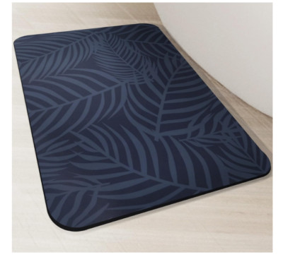 Homlab Antirutsch Badematte, schnelltrocknend, super saugfähige Matte blau 40x60 cm