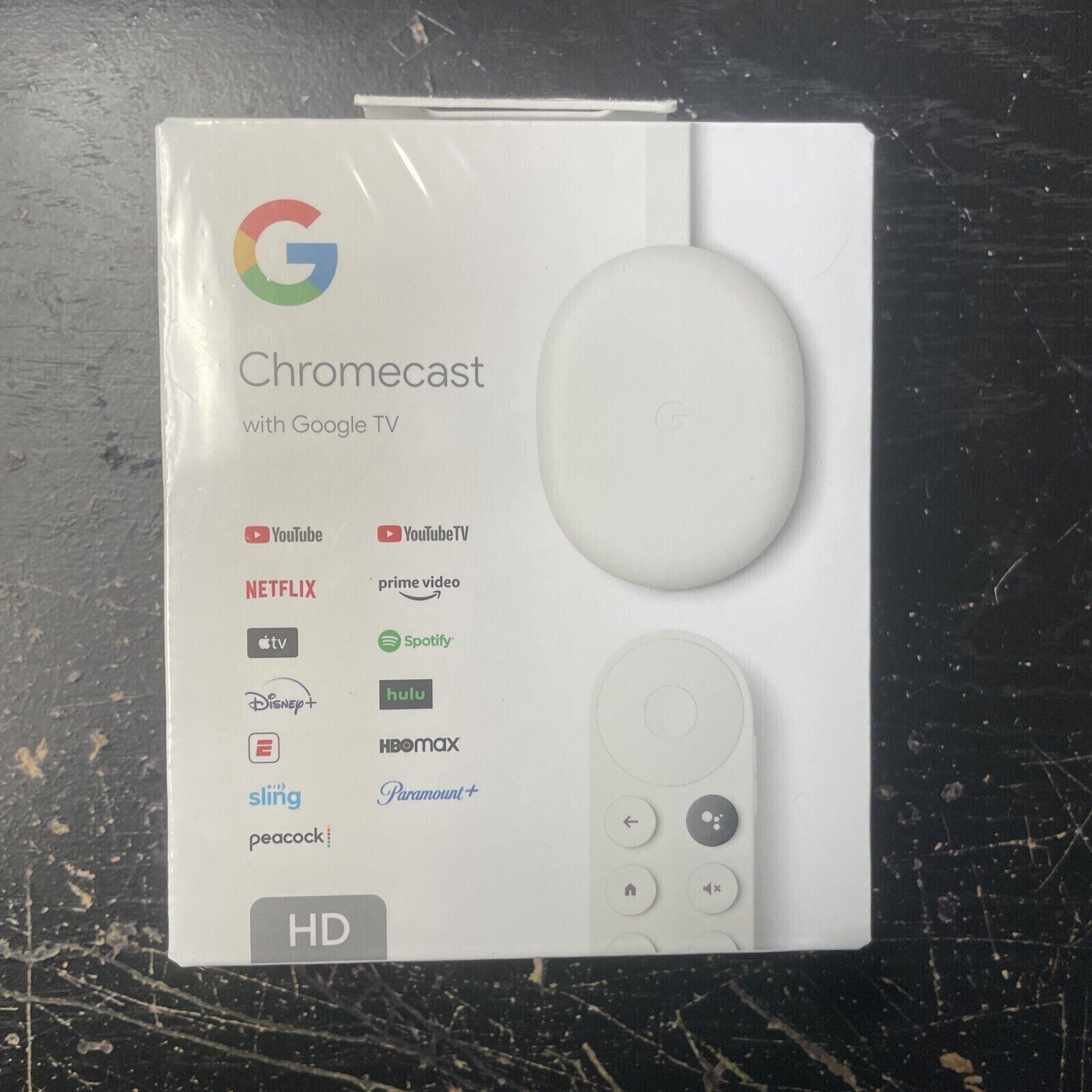 Chromecast with Google TV (HD) Snow GA03131-US - Best Buy