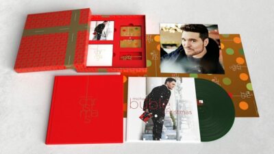 MICHAEL BUBLE' - Christmas. 10th ann. ed.(2021) LP green vinyl+CD+DVD+BOOK+memor