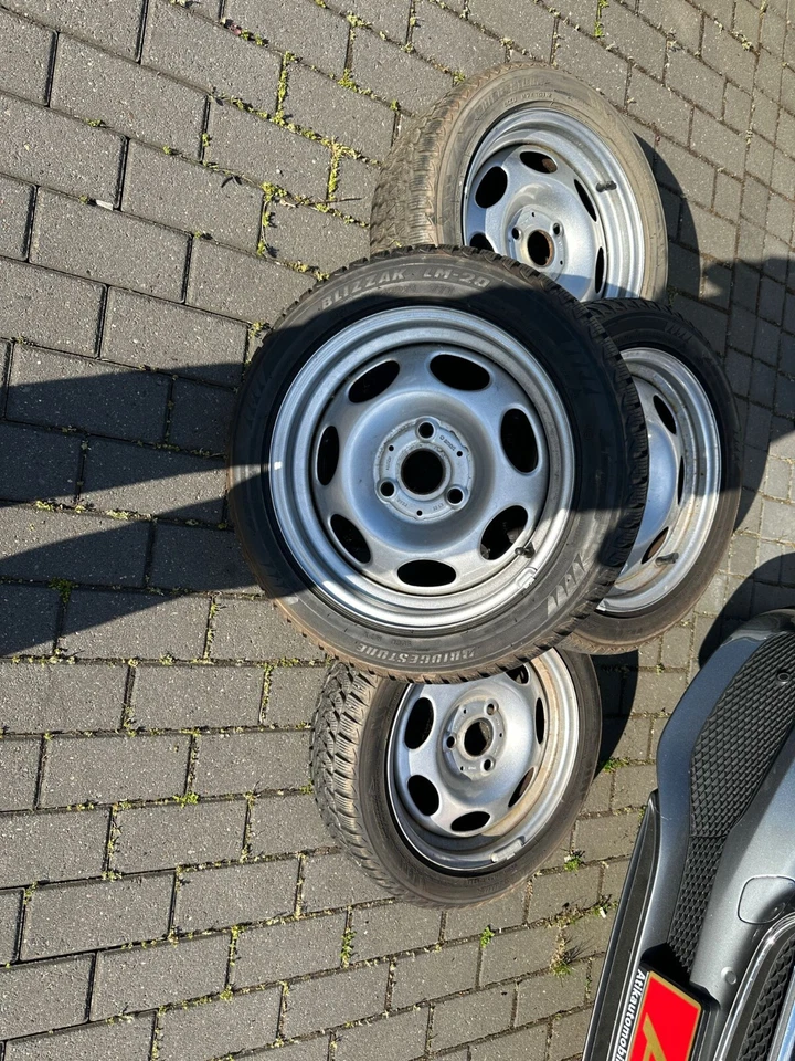 4x Smart Fortwo 451 Räder 155/60 R15 | A4514010101 | guter Zustand Nr. 51 - Bild 3 von 4