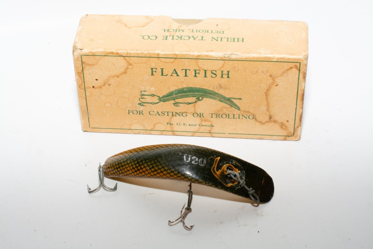 Vintage Helin Fish CrankBait U20 fishing lure