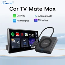 Upgraded Ottocast HDMI Multimedia Adapter Car TV Mate Max Wireless Carplay+AA