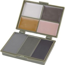 Camouflage Face Paint Compact 7 Color Military Army Color Combo Paint Case
