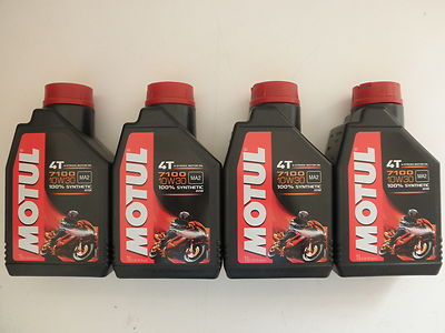 MOTUL MOTORÖL 7100 4T 10W-30 MA2 ESTER 100% SYNTHETISCH MENGE 4 LITER