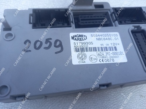 51799305 MAGNETI MARELLI NBC848C.01 CENTRALINA BODY COMPUTER BCM LANCIA MUSA 848 - Foto 7 di 24