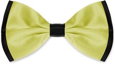 Kontrast Fliege Smoking Anzug Hochzeit Schwarz Limetten Gelb