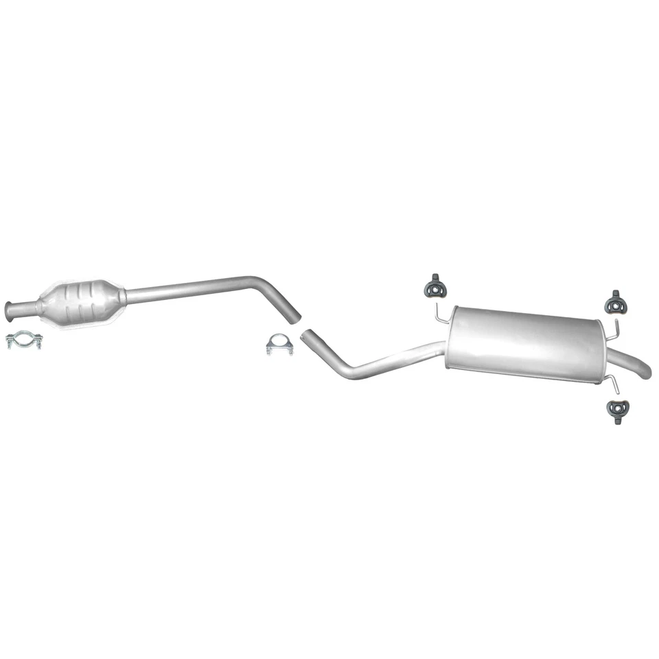 pour Renault Megane Scenic 1,6 1,8 16V silencieux avant Silencieux arrière Kit a - Photo 1/1