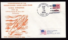 NAVY - U.S.S. VIRGINIA (CGN-38) GUILDED MISSILE CRUISER 1936