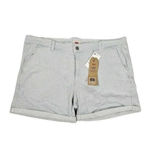 Levi's Striped Regular Size Shorts for Women
