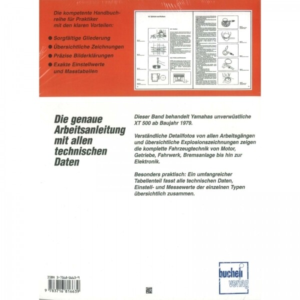 Thumbnail - Yamaha Xt 500 (79-89) Reparaturanleitung Bucheli Verlag