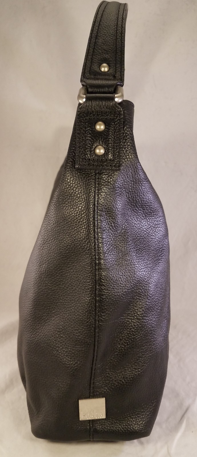 LARGE KOOBA PURSE TOTE SHOPPER BLACK PEBBLED LEATHER … Gem