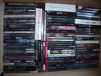 Rock, Metal Sammlung 80 Stk. Iron Maiden, Blind Guardian, Slayer, Edguy, Manowar