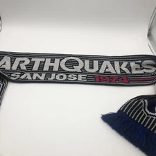 San Jose Earthquakes Scarf Soccer Quakes Ruffneck Scarves Made In Uk 100% Acryli