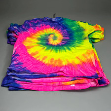 Tye Dye 12 Pack Gildan Short Sleeve Unisex Heavy Cotton T-Shirts Sz Youth Medium