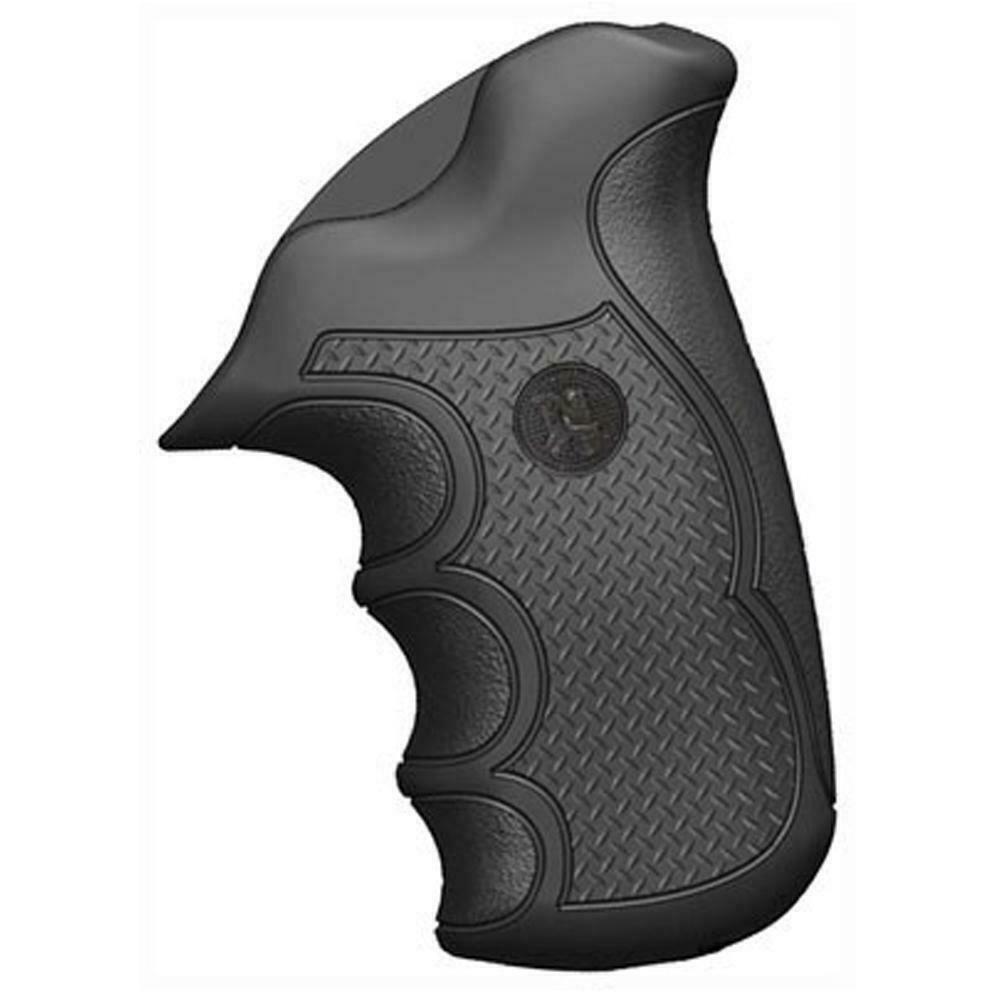 Pachmayr 02484 Diamond Pro Grip for Ruger GP100 Black rubber