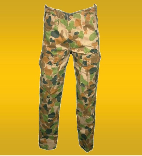 AUSCAM CAMOUFLAGE COMBAT TROUSERS 