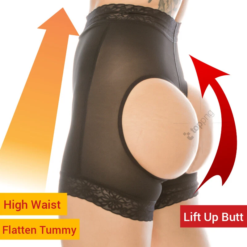 Youmita High Waist Tummy Control 8 Outseam Slim Butt Lift Hip Up Shaper  Faja