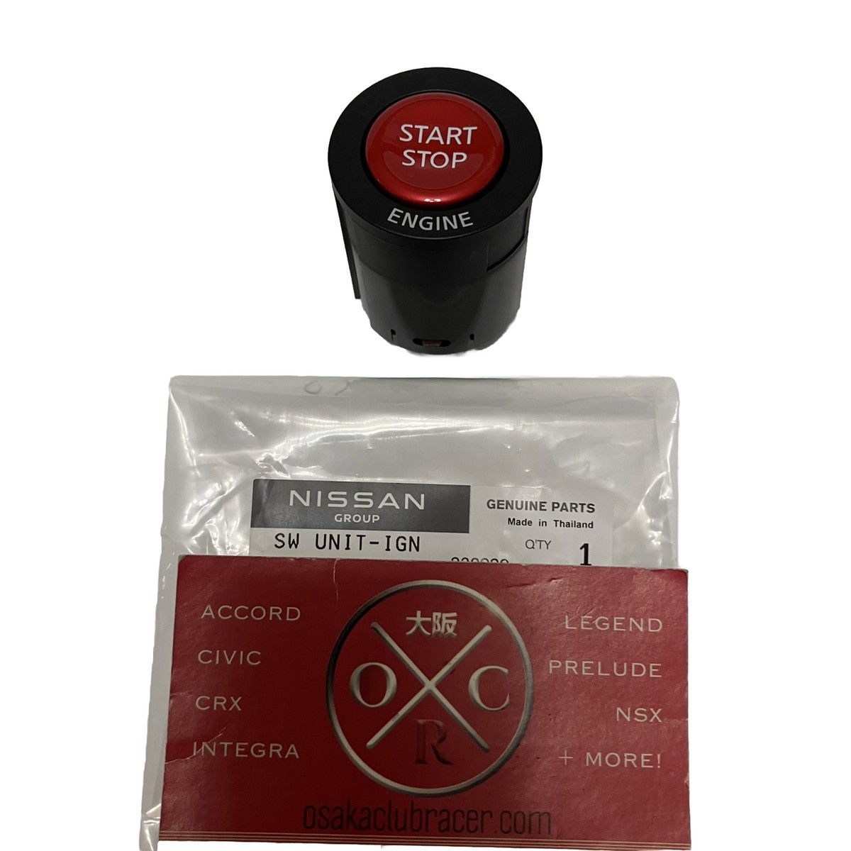 New GENUINE OEM 2009-2024 Nissan GT-R Engine Start Button Switch