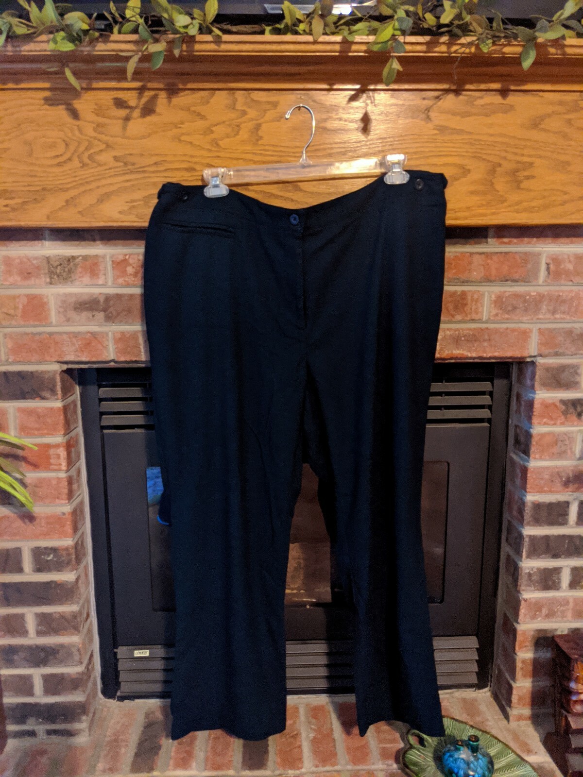 Catherine's Brand Dark Teal Green Bootcut Dress Pants Women's Plus Size