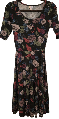 LULAROE Nicole Dress Size X-SMALL *NWT 