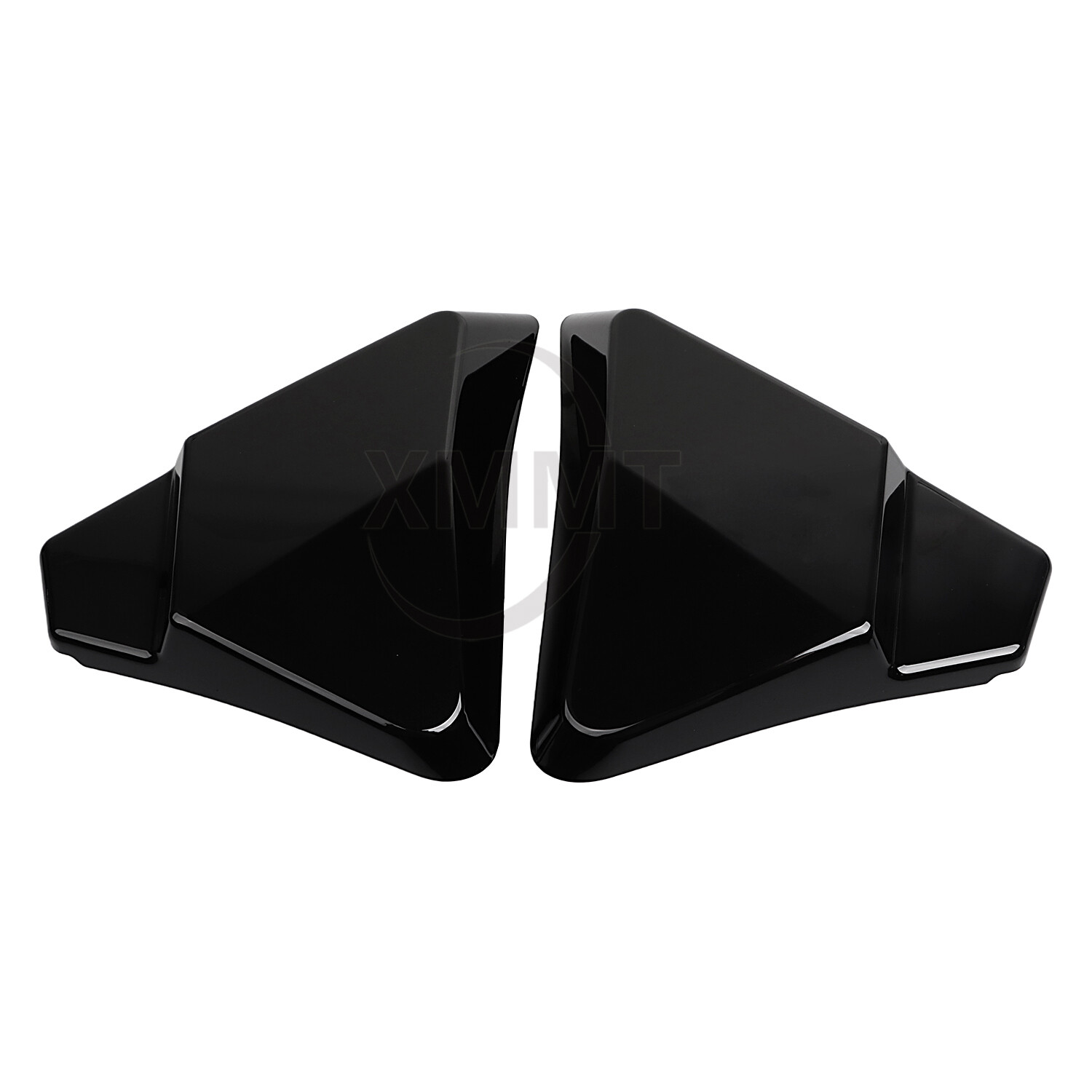 Side Covers Panel Black For Harley Touring Road King Street Electra Glide 97-07