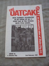 The Oatcake Stoke City F.C. Fanzine Issue 43 February 1991